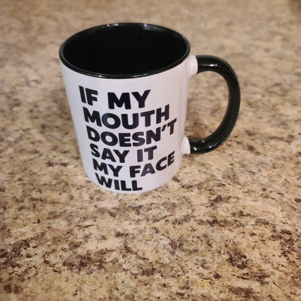Customer photo of a funny sarcastic quote mug from TheMugVault